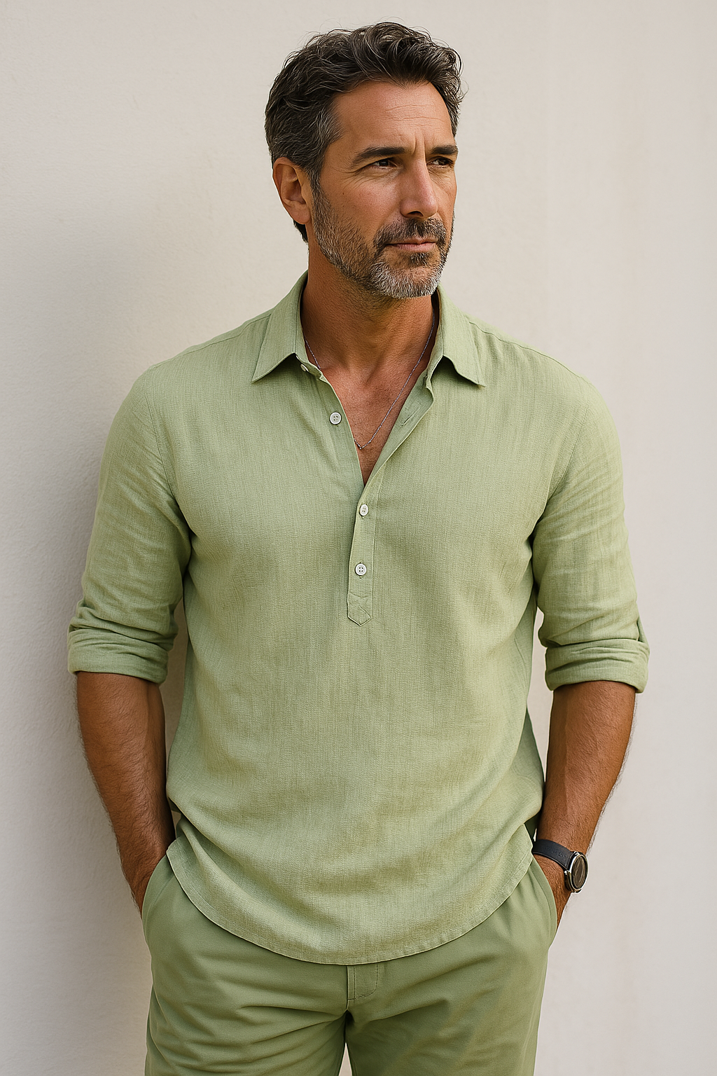 Camisa de lino Premium