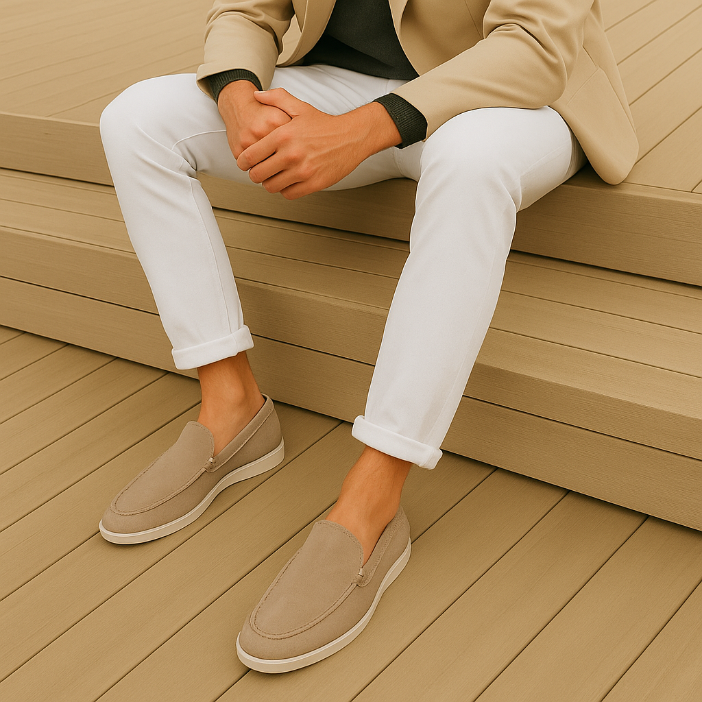 Elegant Suede Moccasins