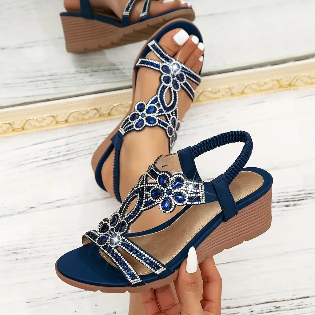 Delphine™ — Sandalias ergonómicas elegantes con detalles decorativos